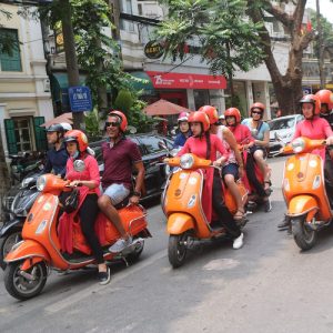 Private Female Vespa Tour – Hanoi by Night Food Tour