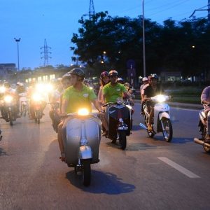 Private Vespa tour Hanoi After Dark