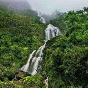 Silver Waterfall and Heaven Gate
