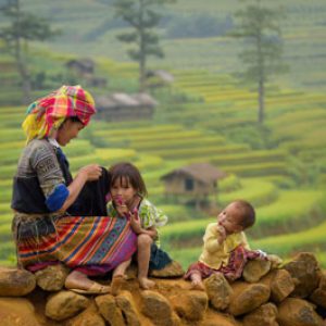 Taphin Red Dao Hill Tribe Village